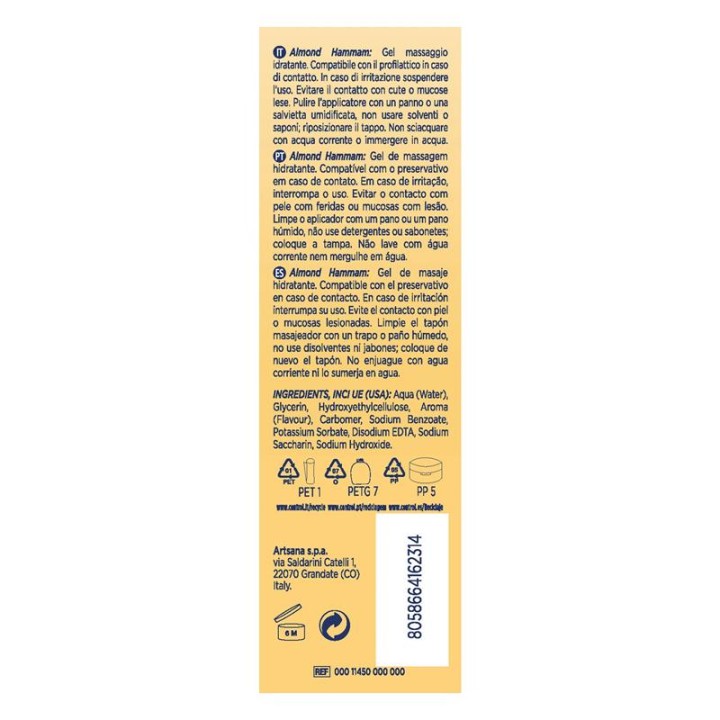 CONTROL - ALMOND HAMMAM MASSAGE GEL 3 IN 1 200 ML