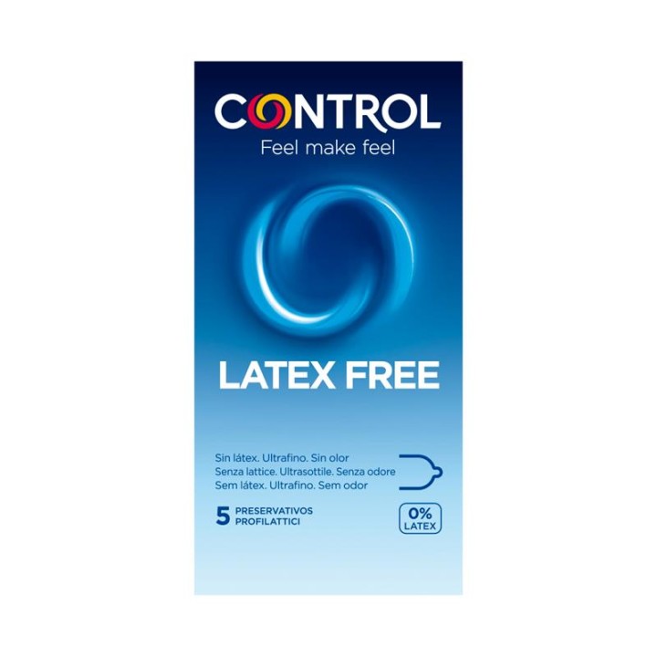 CONTROL - FREE SIN LATEX CONDOMS 5 UNITS
