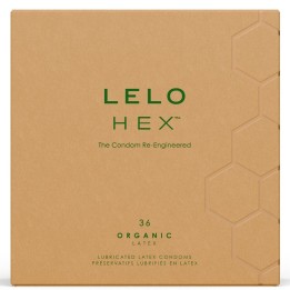 LELO - HEX ORGANIC CONDOM BOX 36 UNITS