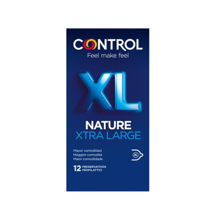 CONTROL - ADAPTA NATURE XL CONDOMS 12 UNITS
