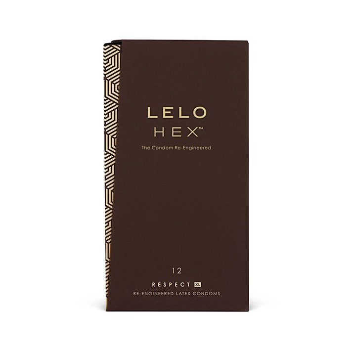 LELO - HEX CONDOMS RESPECT XL 12 PACK
