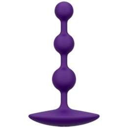 ROMP - AMP PURPLE FLEXIBLE SILICONE ANAL BEADS 12.5 CM PURPLE