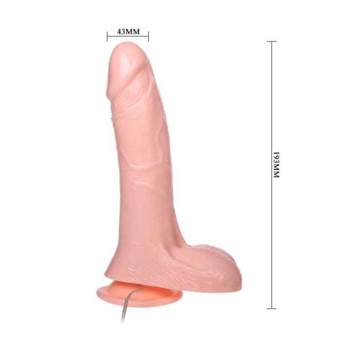 BAILE - INFLATABLE REALISTIC DILDO II WITH SUCTION CUP 15 CM