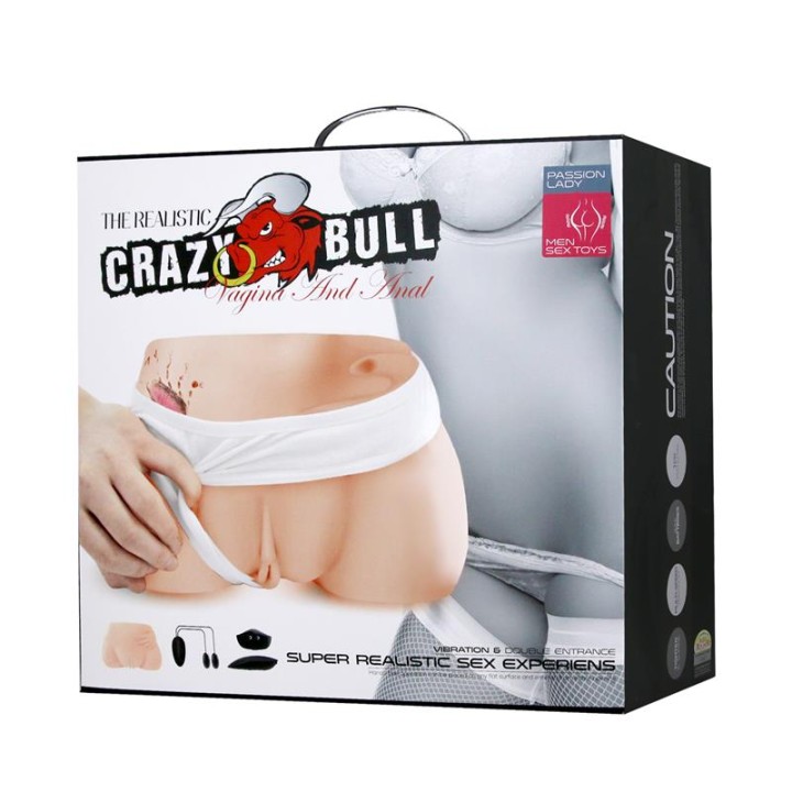 CRAZY BULL - REALISTIC VAGINA AND ANUS WITH VIBRATION