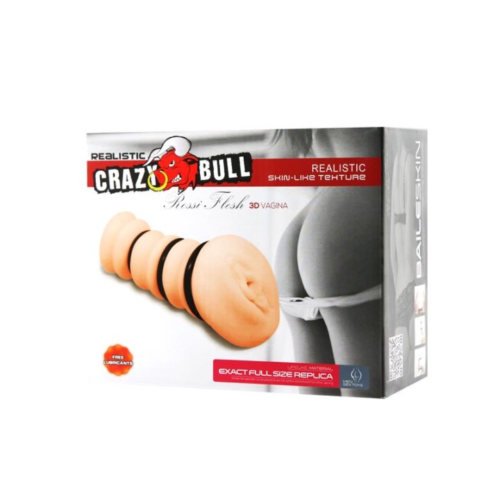 CRAZY BULL - MASTURBADOR WITH RINGS VAGINA MODEL 2