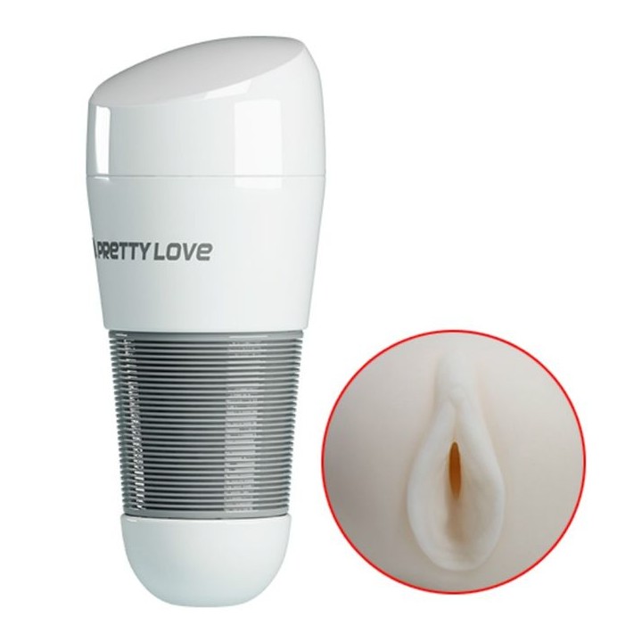 PRETTY LOVE - KITTY WHITE VAGINA MASTURBATOR