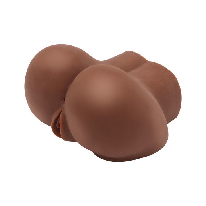 ACT - HOT HONEY RIDER MASTURBATOR WITH VIBRATOR BROWN