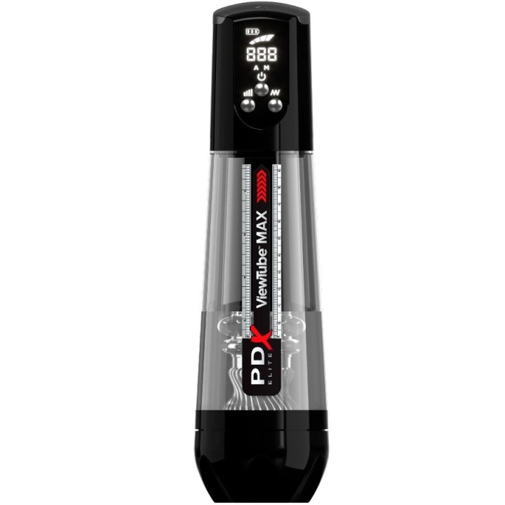 PDX ELITE - VIEWTUBE MAX VIEW AUTOMATIC MASTURNADOR WITH TRANSPARENT SUCTION