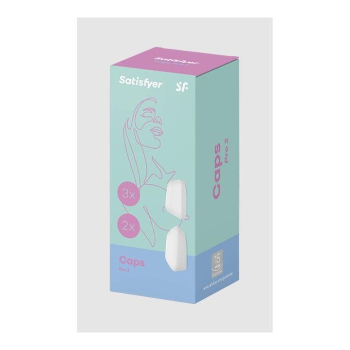 SATISFYER - PRO 2 NG REPLACEMENT CAPS 5 PCS