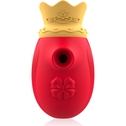 INTENSE - CLITORIS STIMULATOR 10 SUCTION AND LICKING MODES - RED