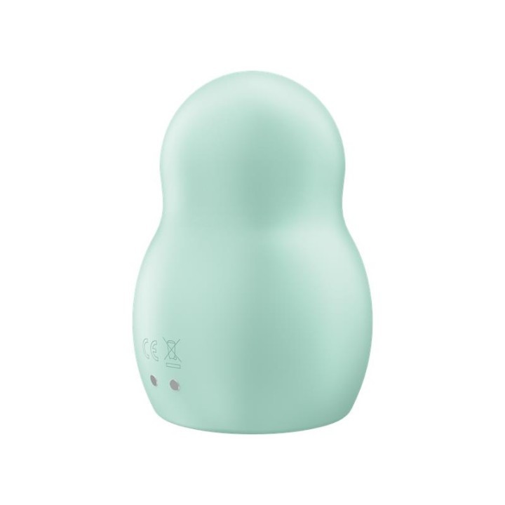 SATISFYER - PRO TO GO 1 DOUBLE AIR PULSE STIMULATOR & VIBRATOR GREEN