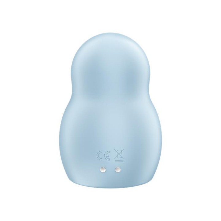 SATISFYER - PRO TO GO 1 DOUBLE AIR PULSE STIMULATOR & VIBRATOR BLUE