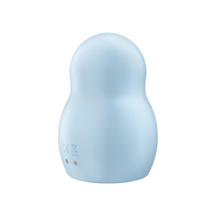 SATISFYER - PRO TO GO 1 DOUBLE AIR PULSE STIMULATOR & VIBRATOR BLUE