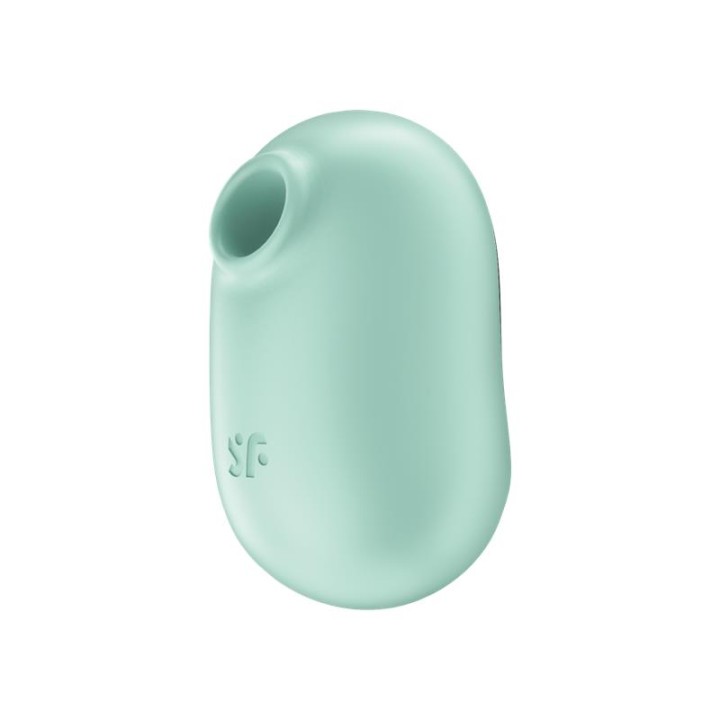 SATISFYER - PRO TO GO 2 DOUBLE AIR PULSE STIMULATOR & VIBRATOR GREEN