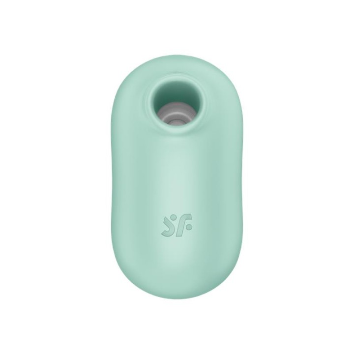 SATISFYER - PRO TO GO 2 DOUBLE AIR PULSE STIMULATOR & VIBRATOR GREEN