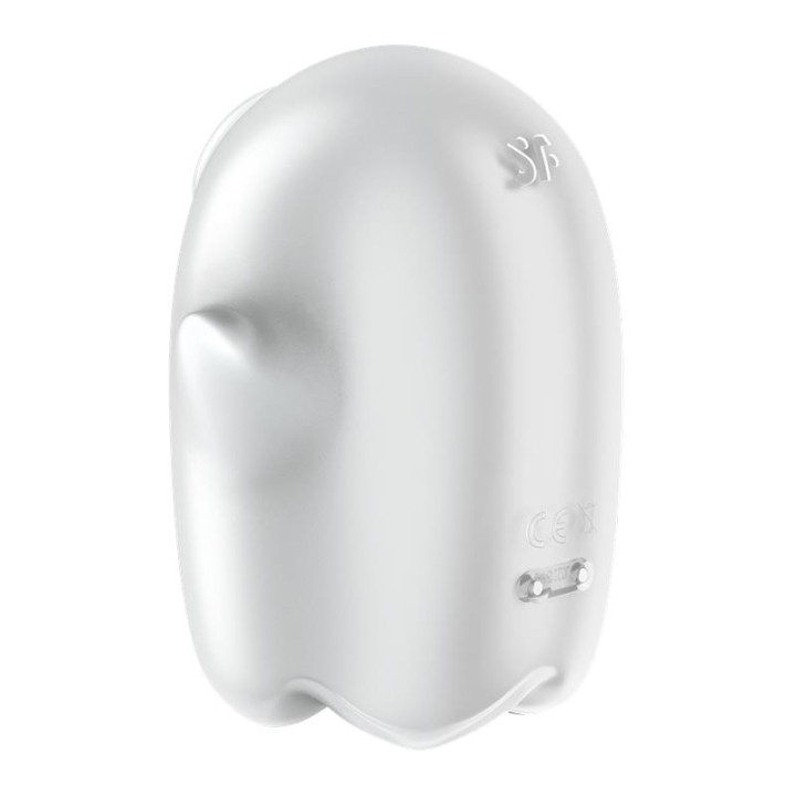 SATISFYER - GLOWING GHOST AIR PULSE & VIBRATOR WHITE