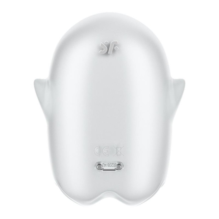 SATISFYER - GLOWING GHOST AIR PULSE & VIBRATOR WHITE
