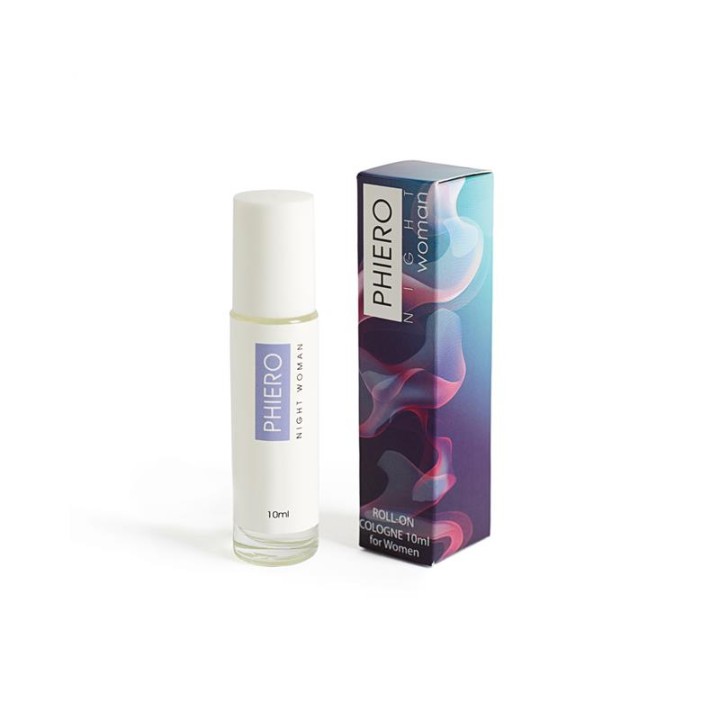 500 COSMETICS - PHIERO NIGHT WOMAN. PERFUME WITH PHEROMONES IN ROLL-ON FORMAT FOR WOMEN