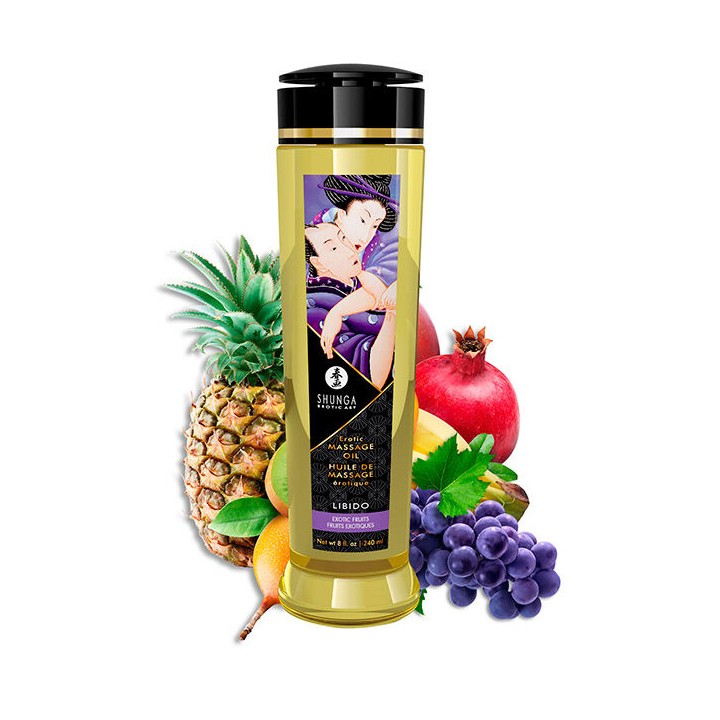 SHUNGA - EROTIC MASSAGE OIL LIBIDO 240 ML
