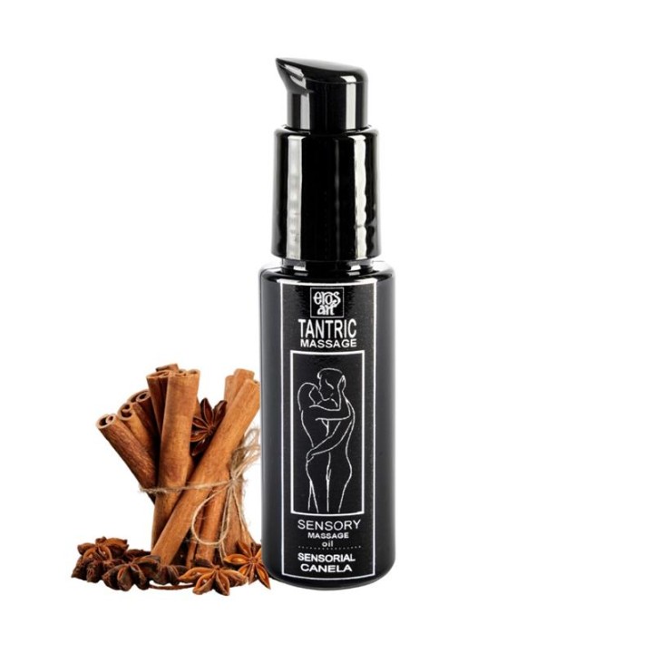 EROS-ART - NATURAL TANTRIC MASSAGE OIL AND APHRODISIAC CINNAMON 30 ML