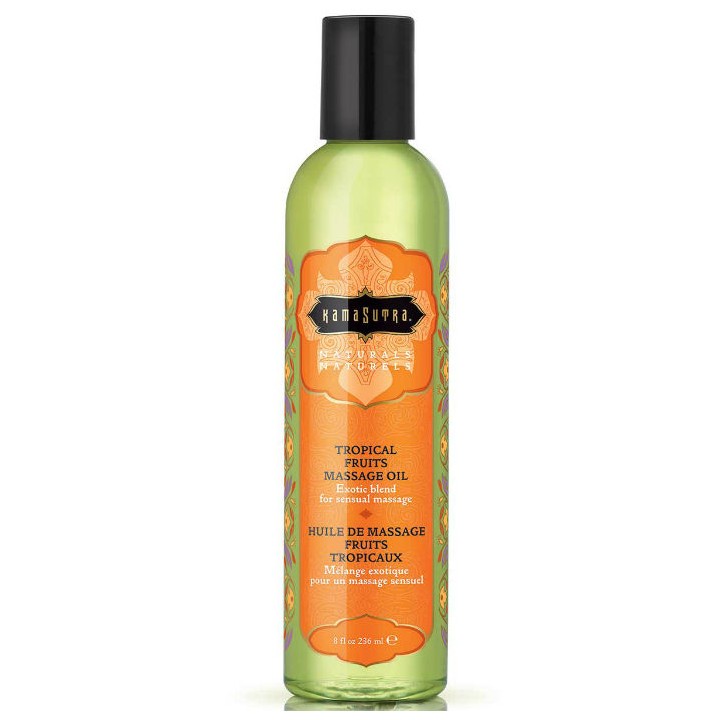 KAMASUTRA - NATURALS MASSAGE OIL TROPICAL FRUITS 236ML