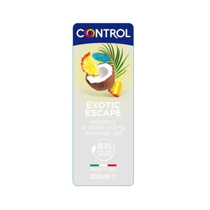 CONTROL - 2 EN 1 MASSAGE & PLEASURE EXOTIC 200 ML