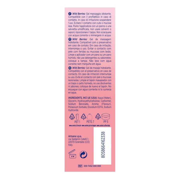 CONTROL - MASSAGE GEL 3 IN 1 WILD BERRIES 200 ML