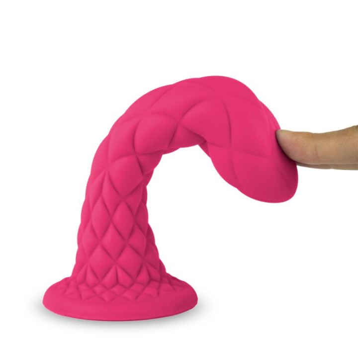 SILEXD - DREAMY DILDO FANTASY LIQUID SILICONE THERMOREACTIVE FUCHSIA 18.5 CM