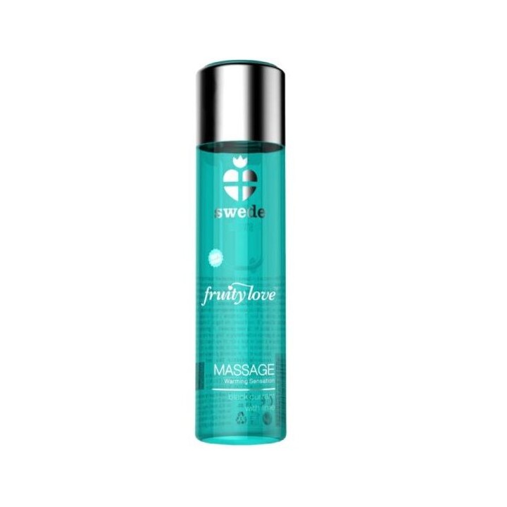 SWEDE - FRUITY LOVE WARMING EFFECT MASSAGE OIL BLACK CURRANT AND LIME 60 ML