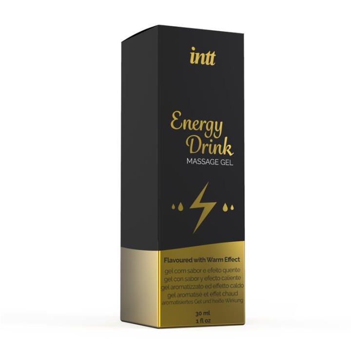 INTT MASSAGE & ORAL SEX - MASSAGE GEL WITH FLAVORED ENERGY CA DRINK AND HEATING EFFECT