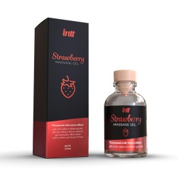 INTT MASSAGE & ORAL SEX - HOT EFFECT STRAWBERRY FLAVOR MASSAGE GEL