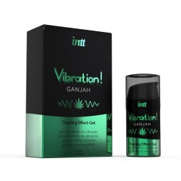 INTT - POWERFUL INTIMATE STIMULANT LIQUID VIBRATING GEL CANNABIS 15ML