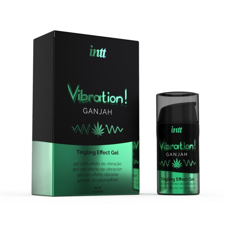 INTT - POWERFUL INTIMATE STIMULANT LIQUID VIBRATING GEL CANNABIS 15ML