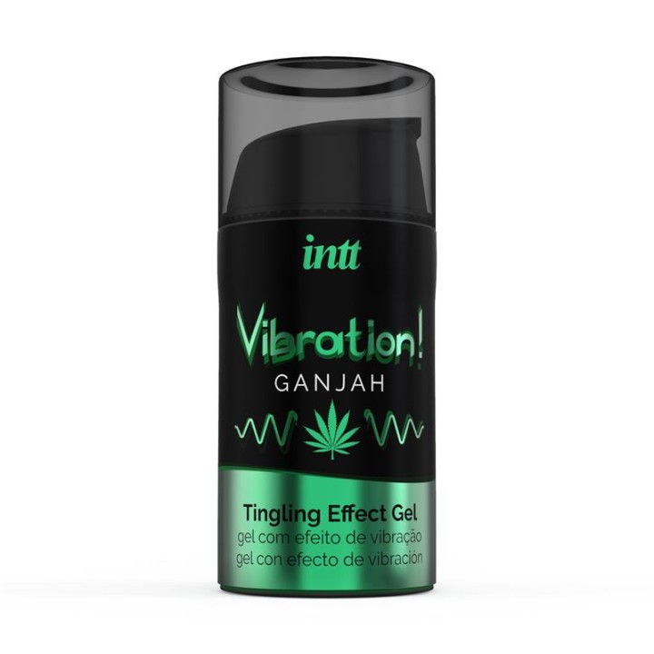 INTT - POWERFUL INTIMATE STIMULANT LIQUID VIBRATING GEL CANNABIS 15ML