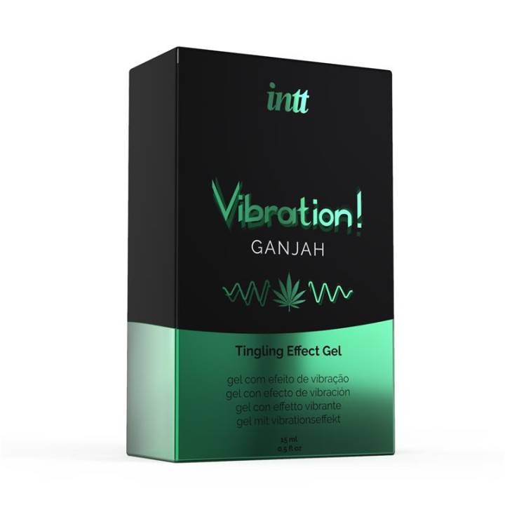 INTT - POWERFUL INTIMATE STIMULANT LIQUID VIBRATING GEL CANNABIS 15ML