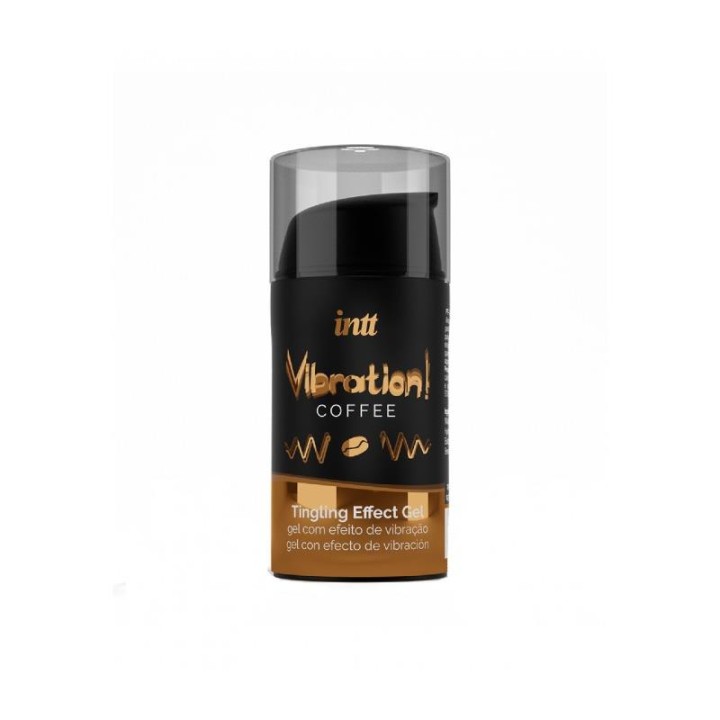 INTT - POWERFUL INTIMATE STIMULANT LIQUID VIBRATING GEL COFFEE 15ML