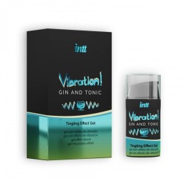 INTT - POWERFUL INTIMATE STIMULANT LIQUID VIBRATOR GEL GIN & TONIC 15ML