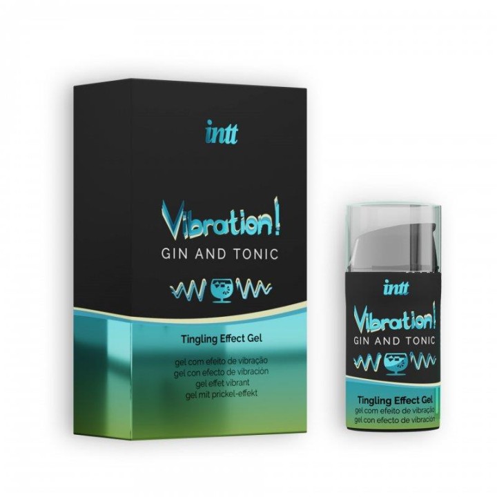 INTT - POWERFUL INTIMATE STIMULANT LIQUID VIBRATOR GEL GIN & TONIC 15ML