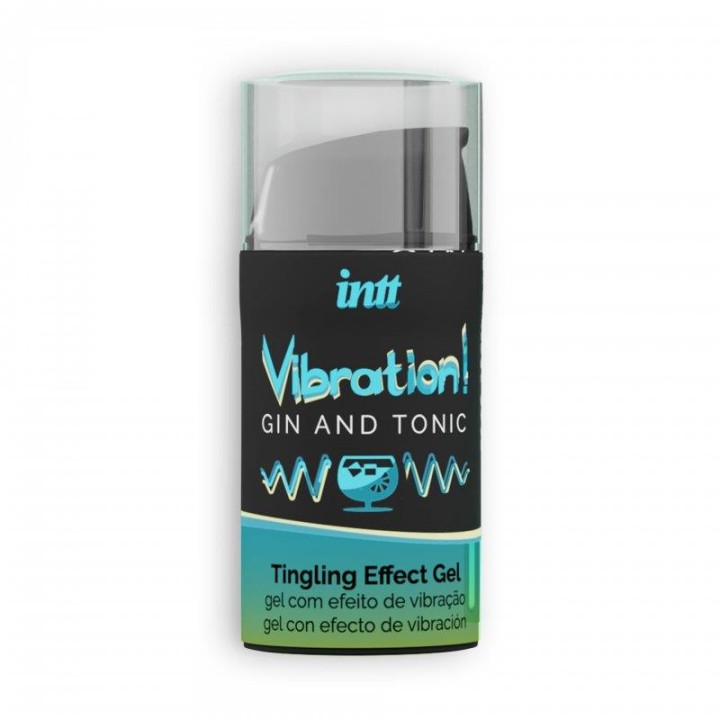 INTT - POWERFUL INTIMATE STIMULANT LIQUID VIBRATOR GEL GIN & TONIC 15ML
