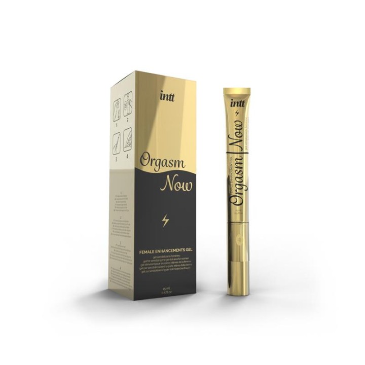 INTT LUBRICANTS - INTENSE VAGINAL STIMULATING GEL WITH VIBRATOR APPLICATOR