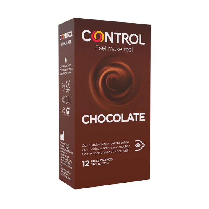 CONTROL - ADAPTA CHOCOLATE CONDOMS 12 UNITS
