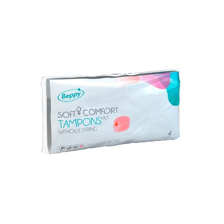 BEPPY - SOFT COMFORT TAMPONS WET 4 UNITS