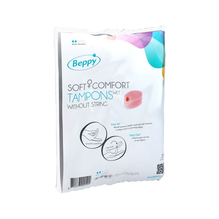 BEPPY - SOFT COMFORT TAMPONS WET 30 UNITS