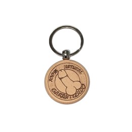 DIABLO PICANTE - WOODEN PENIS-SHAPED KEYCHAIN