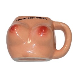 DIABLO PICANTE – BREAST MAGNET IN CERAMIC MUG “FOR MY BEST FRIEND”