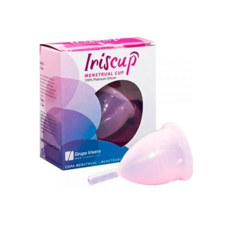 IRISCUP - SMALL PINK MONTH CUP A + FREE STERILIZER BAG