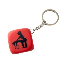 DIABLO PICANTE - RED DICE KEYCHAIN WITH POSES
