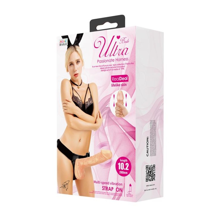 BAILE - ULTRA PASSIONATE HARNESS 26 CM NATURAL