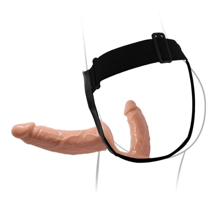 BAILE - ULTRA PASSIONATE DOUBLE DILDOS WITH HARNESS