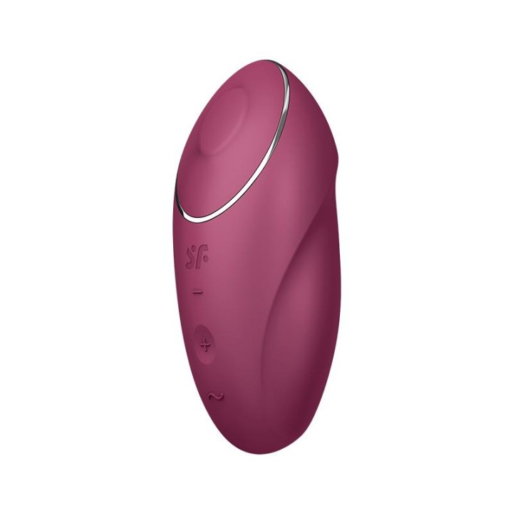 SATISFYER - TAP & CLIMAX 1 LAY-ON VIBRATOR RED